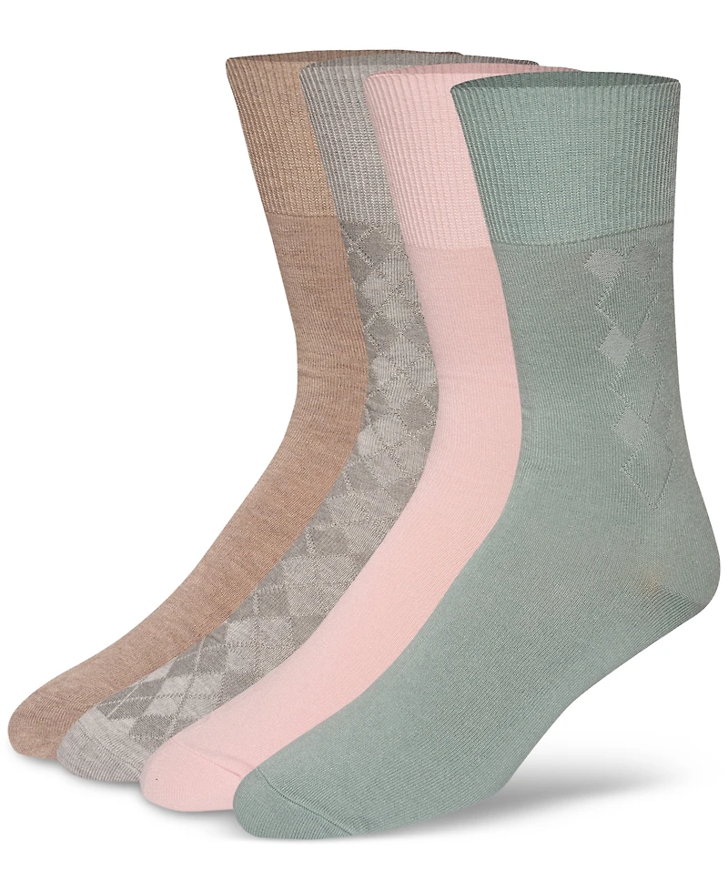 Calvin Klein Men's 4-Pk. Crew Dress Socks