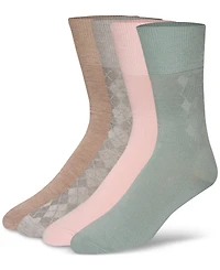 Calvin Klein Men's 4-Pk. Crew Dress Socks