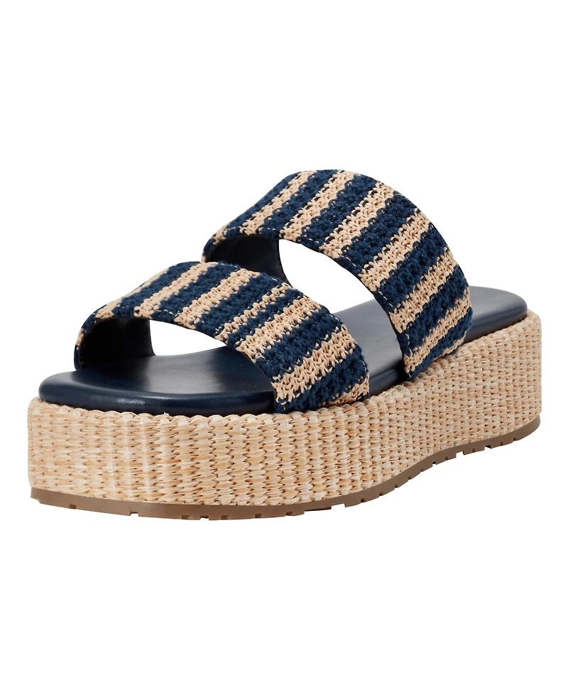 Marc Fisher Women's Pelma Double Band Flatform Sandals