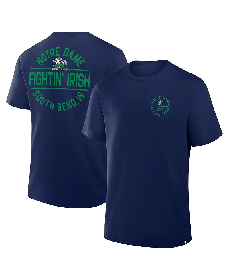 Fanatics Men's Navy Notre Dame Fighting Irish Fastbreak T-Shirt