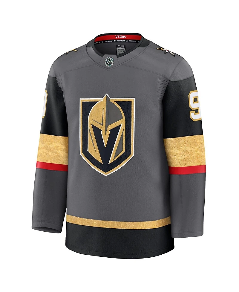 Fanatics Men's Jack Eichel Gray Vegas Golden Knights Alternate Premium Jersey