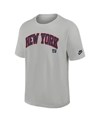 Nike Men's Silver New York Giants Rewind Max90 Statement T-Shirt