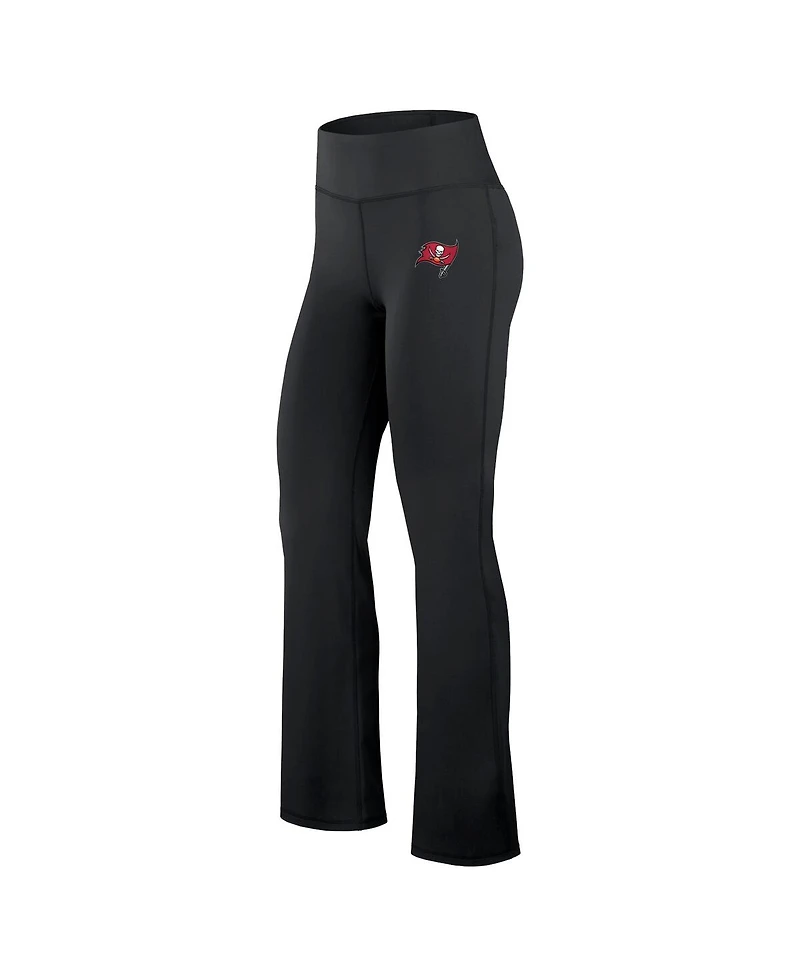 Fanatics Women's Black Tampa Bay Buccaneers Maxed Out Flare Leggings
