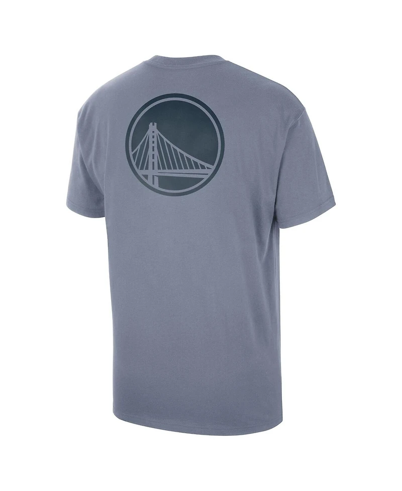 Jordan Men's Blue Golden State Warriors Statement Edition Jumpman Flight Heavyweight T-Shirt