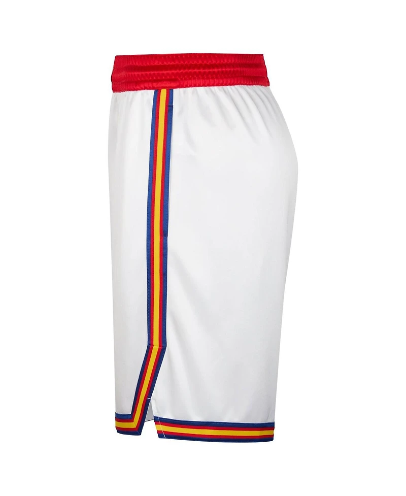 Nike Men's White Golden State Warriors 2024/25 Classic Edition Swingman Shorts