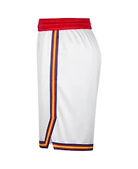 Nike Men's White Golden State Warriors 2024/25 Classic Edition Swingman Shorts