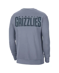 Jordan Men's Blue Memphis Grizzlies Courtside Statement Edition Heavyweight Pullover Sweatshirt