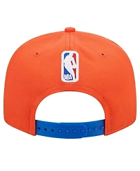 New Era Men's Orange Oklahoma City Thunder Jersey Hook Statement Edition 9FIFTY Snapback Hat