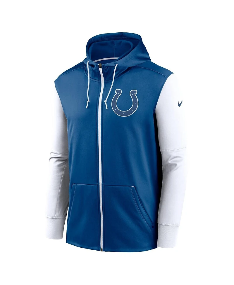 Nike Men's Royal Indianapolis Colts Performance Full-Zip Hoodie
