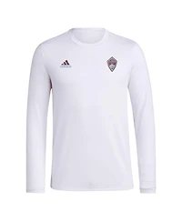 Adidas Men's White Colorado Rapids Local Stoic Long Sleeve T-Shirt
