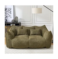 Bean Bag Chair for Adults, Cozy Chenille Sofa, Perfect for Gaming, Reading, and Relaxing-The Pop Home
