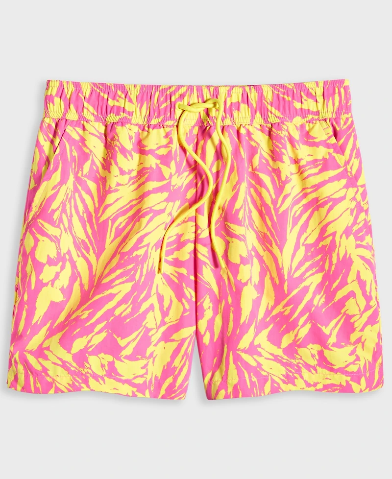 Mode of One Men's Tiger Skin Regular-Fit Printed Swim Trunks, Exclusively at Macy's