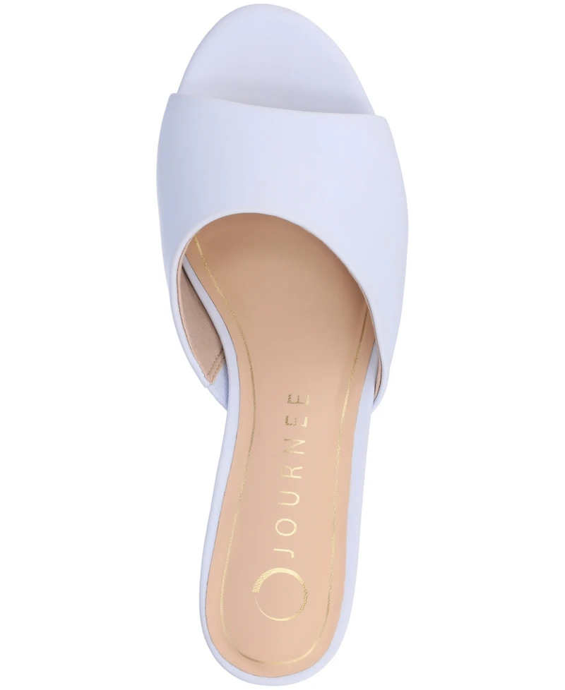 Journee Collection Women's Jeylah Kitten Heel Dress Sandals