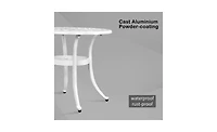 Phoenix Cast Aluminum Cocktail Table for Outdoor Entertaining