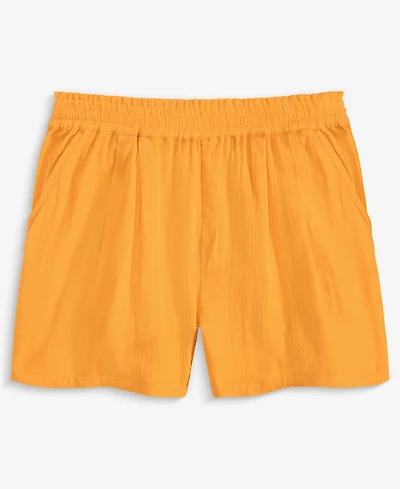 Big Girl Cotton Wide Volume Shorts, Created for Macy's