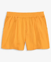 Big Girl Cotton Wide Volume Shorts, Created for Macy's