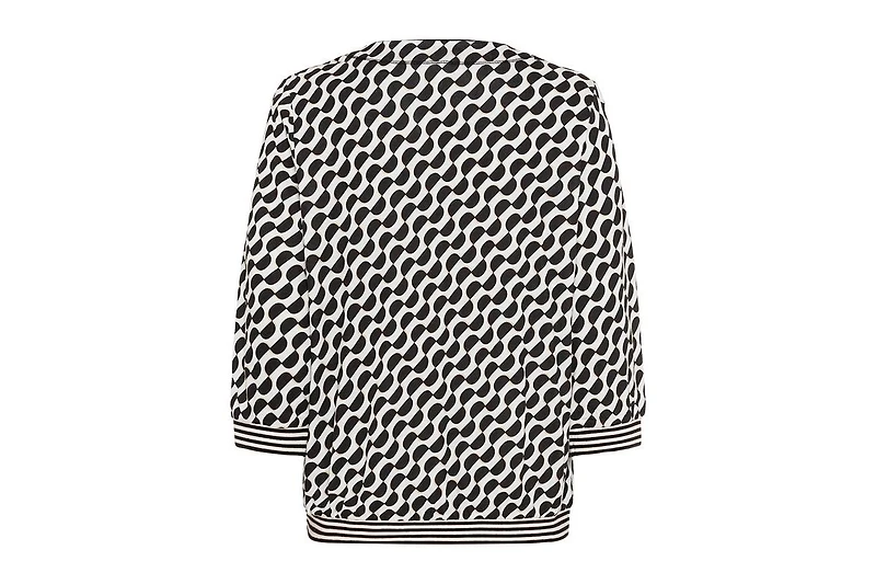 Olsen Women's Geo Print Tee