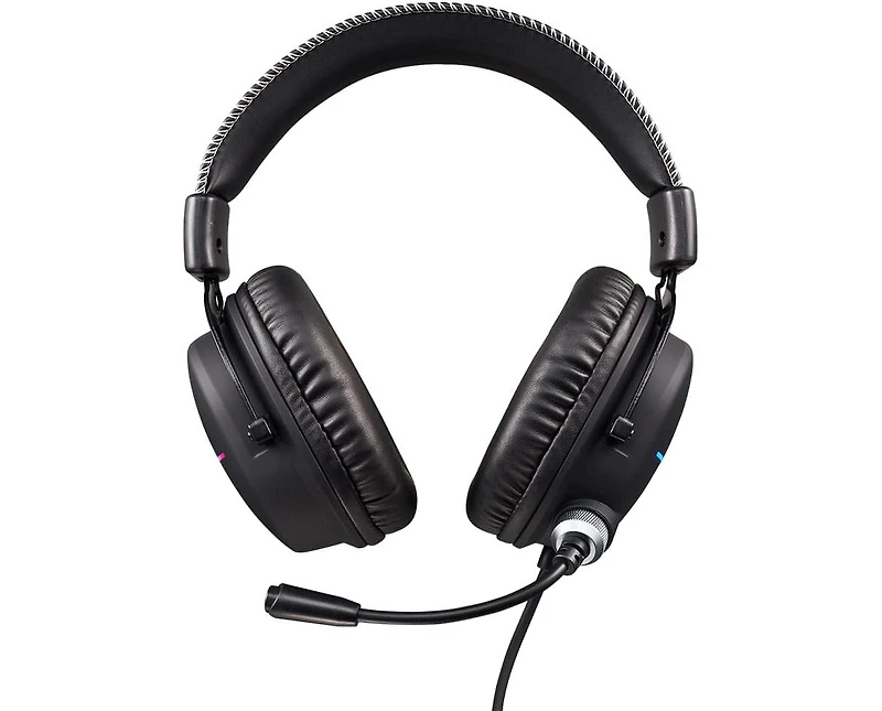 acer Nitro Gaming Headset Ii: 50mm Drivers | Retractable Omni-Directional Noise-Canceling Microphone with On-Cable Controls | Over-Ear Design with Rgb