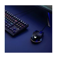 acer Predator Cestus 335 Gaming Mouse with PixArt 3370 Sensor, Adjustable Dpi Settings & 16.8 Million Rgb Color Lighting Combinations