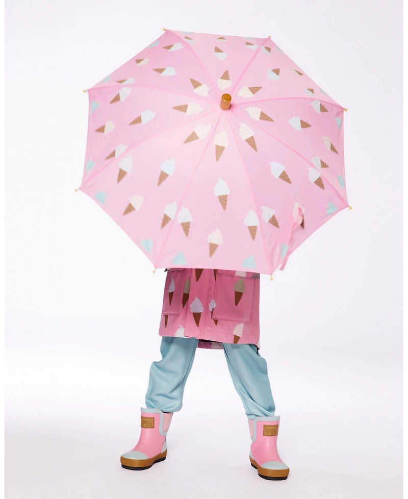Deux par Deux Girl Short Rain Boots Pink - Toddler|Child