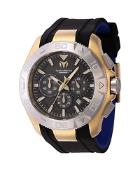 Technomarine Men's Tm-622005 UF6 None Quartz Chronograph Black Dial Watch