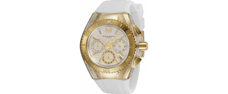 Tm-120035 Technomarine Cruise Quartz Chronograph Silver Dial Watch