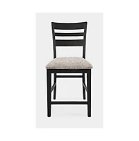 Altamonte Contemporary Ladderback Upholstered Counter Stool (Set of 2)