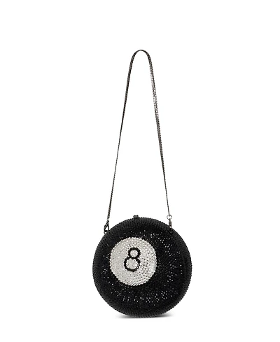 The Magic 8 Ball Rhinestone Clutch Purse