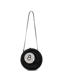 The Magic 8 Ball Rhinestone Clutch Purse