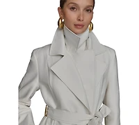 Donna Karan New York Women's Double-Collar Trench Coat