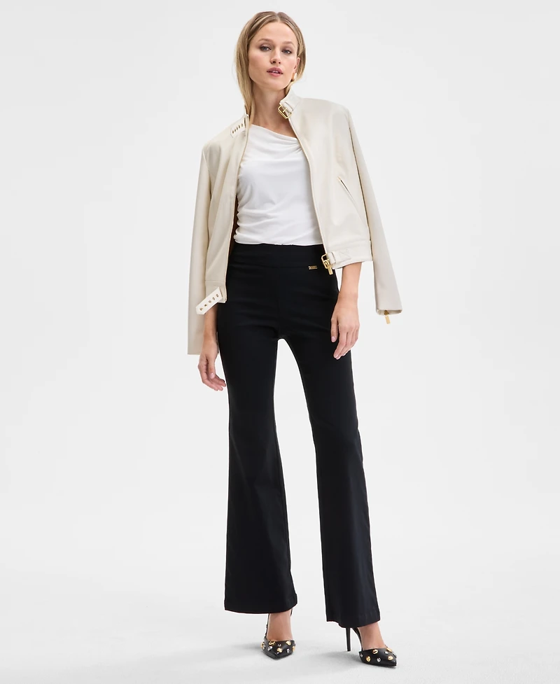 I.n.c. International Concepts Women's Flared-Leg Pull-On Pants, Exclusively at Macy's