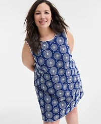 On 34th Trendy Plus Size Eyelet Shift Dress, Exclusively at Macy's