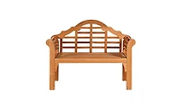 Foldable Wooden Garden Bench for Patio and Outdoor Furniture