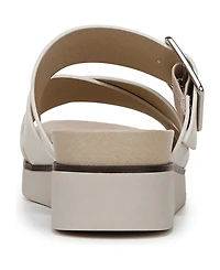 LifeStride Women's Getaway Open Square Toe Platform Slide Sandals