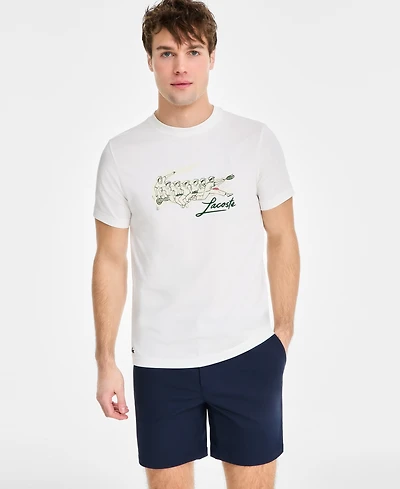 Lacoste Men's Rene Print Tennis Heritage T-Shirt - NYV