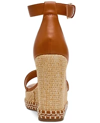 Dv Dolce Vita Women's Tammara Ankle-Strap Platform Whipstitch Wedge Sandals