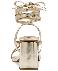 Dv Dolce Vita Women's Haze Strappy Lace-Up Block-Heel Dress Sandals