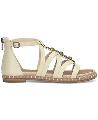 Lucky Brand Women's Korina Embellished Strappy Gladiator Flat Sandals