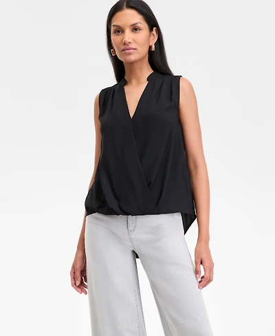 I.n.c. International Concepts Women's V-Neck Sleeveless Top, Exclusively at Macy's