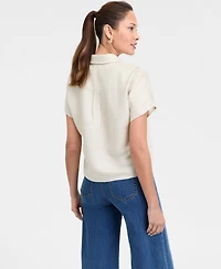I.n.c. International Concepts Women's Tie-Front Blouse