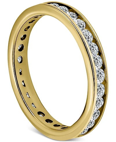 Giani Bernini Cubic Zirconia Eternity Band 18k Gold-Plated Sterling Silver, Exclusively at Macy's