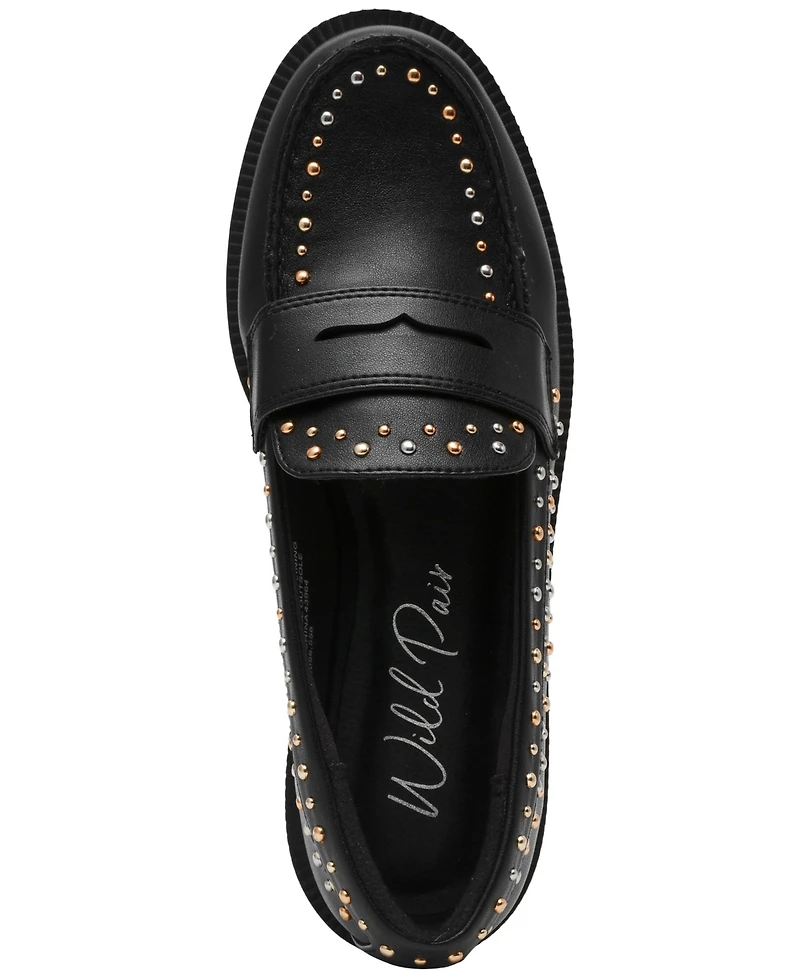 Wild Pair Graciee Studded Loafers, Exclusively at Macy's
