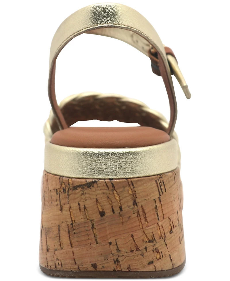 Gentle Souls Women's Dorris Wedge Sandals