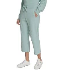 Calvin Klein Women's Cropped Drawstring-Waist Pants