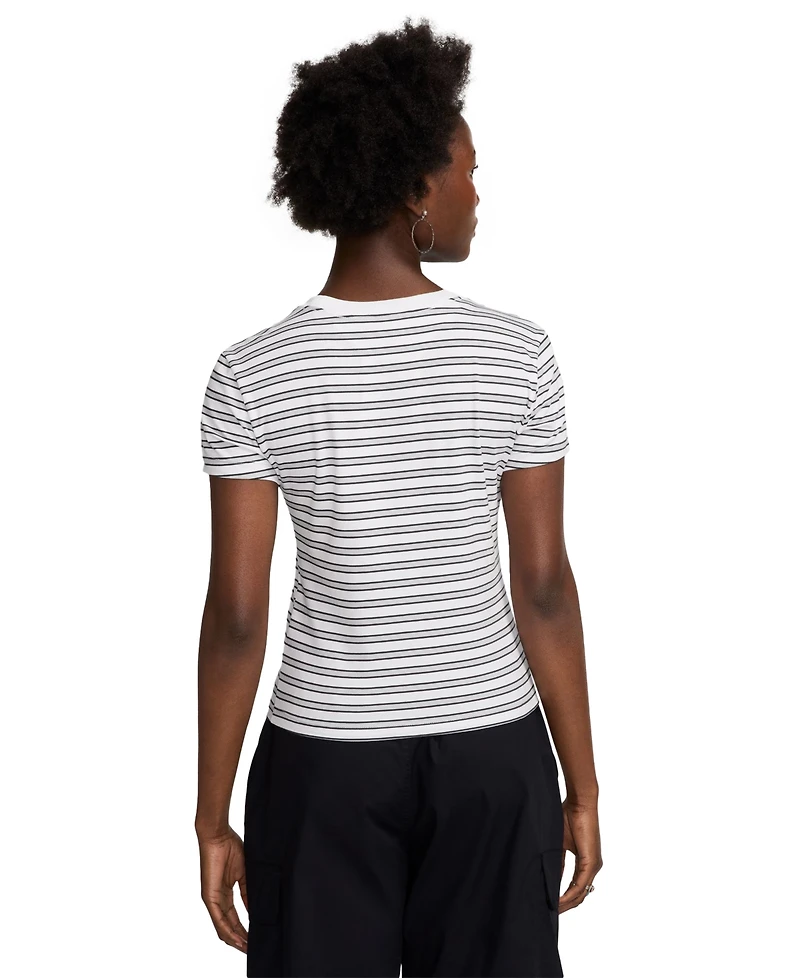 Nike Sportswear Women's Chill Knit Slim Striped T-Shirt