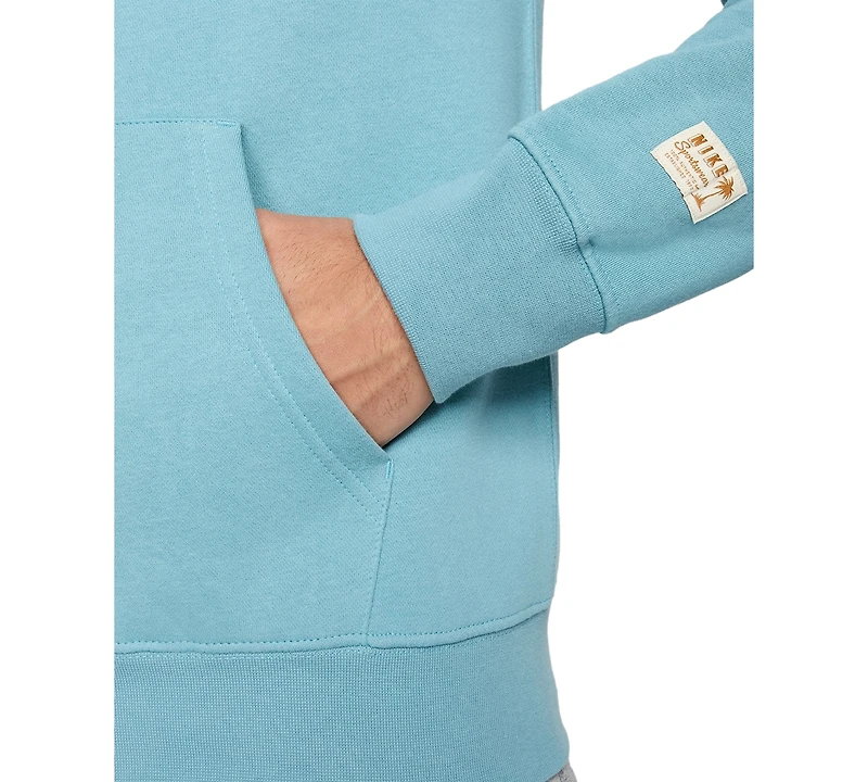 Nike Men's Club Fleece Double Layer Full-Zip Logo Hoodie