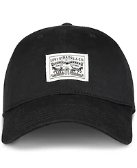 Levi's Men's Relaxed Double Horse Logo Patch Baseball Hat