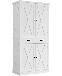 Kitchen Pantry Storage Cabinet Freestanding Cupboard
