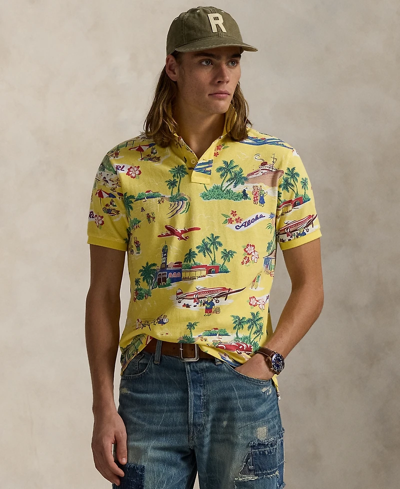 Polo Ralph Lauren Men's Classic-Fit Bear Mesh Shirt