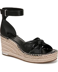 Franco Sarto Women's Clementine Open Toe Espadrille Wedge Sandals